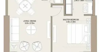 1 bedroom apartment in Dubai, United Arab Emirates