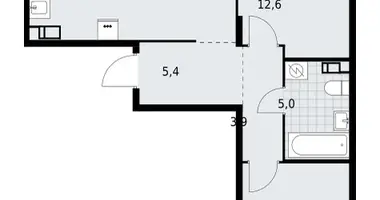 Квартира 2 комнаты в Красное Село, Россия