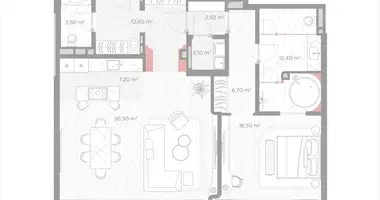 Apartamento 1 habitación en Moscú, Rusia