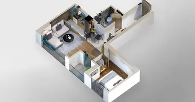 1 bedroom apartment in Batumi, Georgia