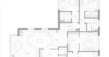 Appartement 3 chambres dans Moscou, Russie