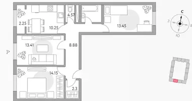 Квартира 3 комнаты в городской округ Красногорск, Россия