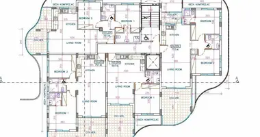 Wohnung 2 Schlafzimmer in Bezirk Larnaka, Zypern
