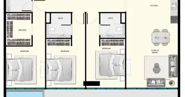 3 bedroom apartment in Dubai, United Arab Emirates