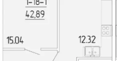 Mieszkanie 2 pokoi w Odessa, Ukraina