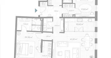 Apartamento 2 habitaciones en Moscú, Rusia