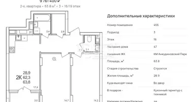 Apartment in Ankudinovka, Russia