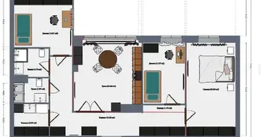 Apartamento 3 habitaciones en Odesa, Ucrania