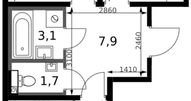 Квартира 2 комнаты в Ленинский городской округ, Россия