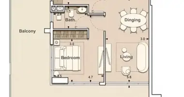 1 bedroom apartment in Dubai, United Arab Emirates