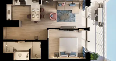 Appartement dans Rafailovici, Monténégro