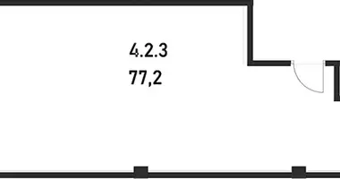 Oficina 79 m² en Moscú, Rusia