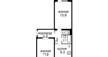 2 bedroom apartment in Minsk, Belarus