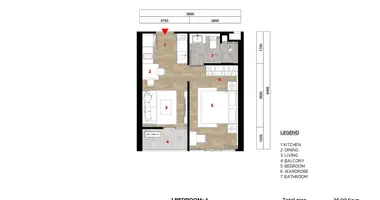 Apartamento 1 habitacion en Si Sunthon, Tailandia