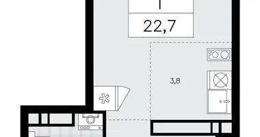 Appartement 1 chambre dans Kommunarka, Russie