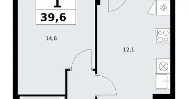 Wohnung 1 zimmer in Kommunarka, Russland