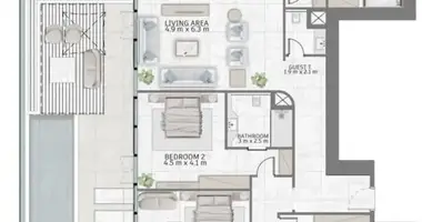3 bedroom apartment in Dubai, United Arab Emirates