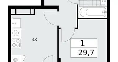 Квартира 1 комната в район Коммунарка, Россия