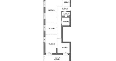 3 room apartment in Minsk, Belarus