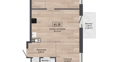 Квартира 3 комнаты в Колодищанский сельский Совет, Беларусь