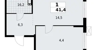 Wohnung 1 zimmer in Krasnoje Selo, Russland