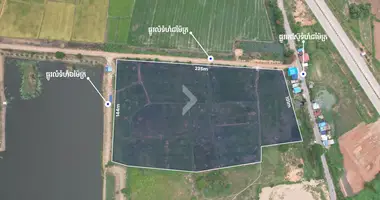 Grundstück in Kien Svay District, Kambodscha