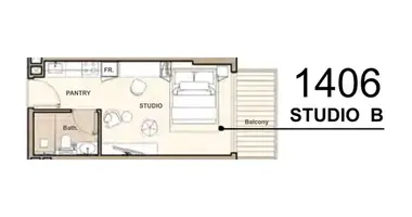Studio apartment in Dubai, United Arab Emirates