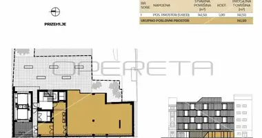 Commercial property 142 m² in City of Zagreb, Croatia