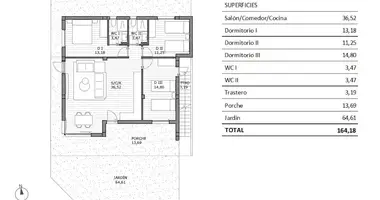 Bungalow 3 bedrooms in San Miguel de Salinas, Spain