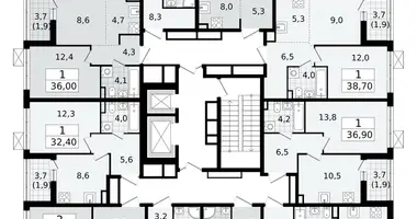 Appartement 1 chambre dans Vsevolozhsk, Russie