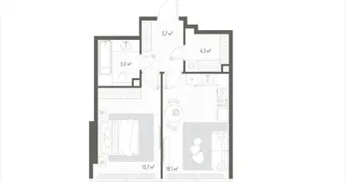 1 room apartment in Russia