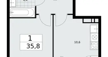 Mieszkanie 1 pokój w Kommunarka, Rosja