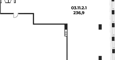 Büro 243 m² in Moskau, Russland