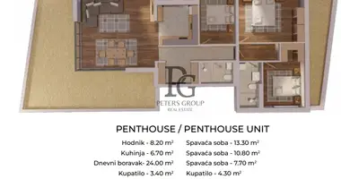 Penthouse 3 chambres dans Bar, Monténégro