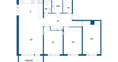 3 bedroom apartment in Turku sub-region, Finland