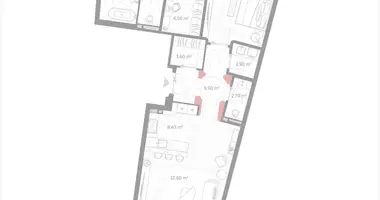 Wohnung 1 zimmer in Moskau, Russland