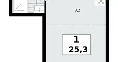 Apartamento 1 habitación en Kommunarka, Rusia