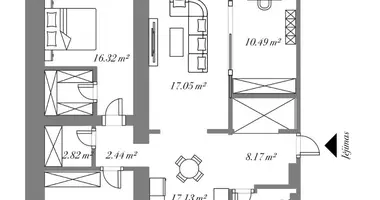 4 room apartment in Vilnius, Lithuania