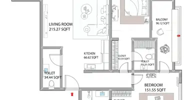 Appartement 2 chambres dans Ajman, Émirats arabes unis