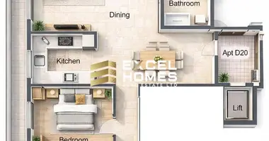 Apartamento 2 habitaciones en Ghaxaq, Malta