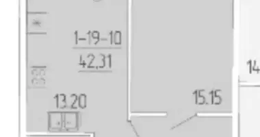 Mieszkanie 1 pokój w Odessa, Ukraina