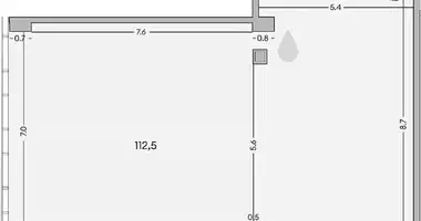 Büro 113 m² in Moskau, Russland