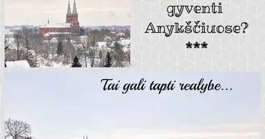 Wohnung 3 zimmer in Onikschten, Litauen