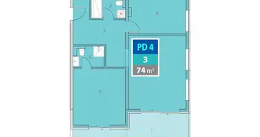 Appartement 3 chambres dans Provodina, Monténégro