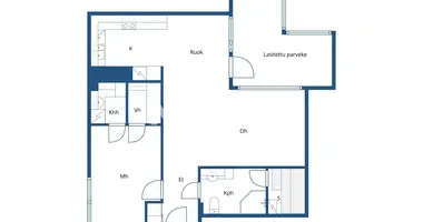 Wohnung 2 zimmer in Verwaltungsgemeinschaft Helsinki, Finnland