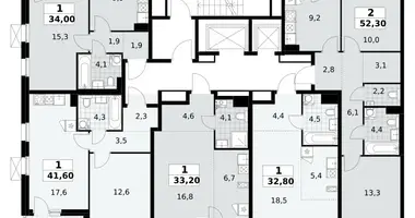 Квартира 1 комната в район Коммунарка, Россия