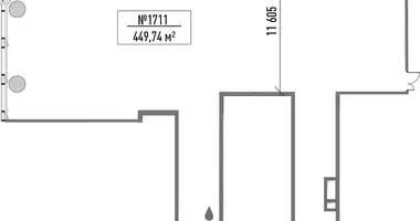 Oficina 450 m² en Moscú, Rusia