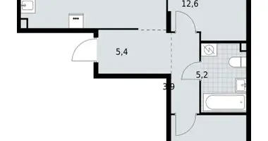 Квартира 2 комнаты в Красное Село, Россия