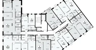 Wohnung 4 zimmer in Moskau, Russland