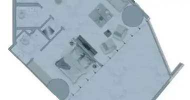 Mieszkanie 1 pokój w Dubaj, Emiraty Arabskie